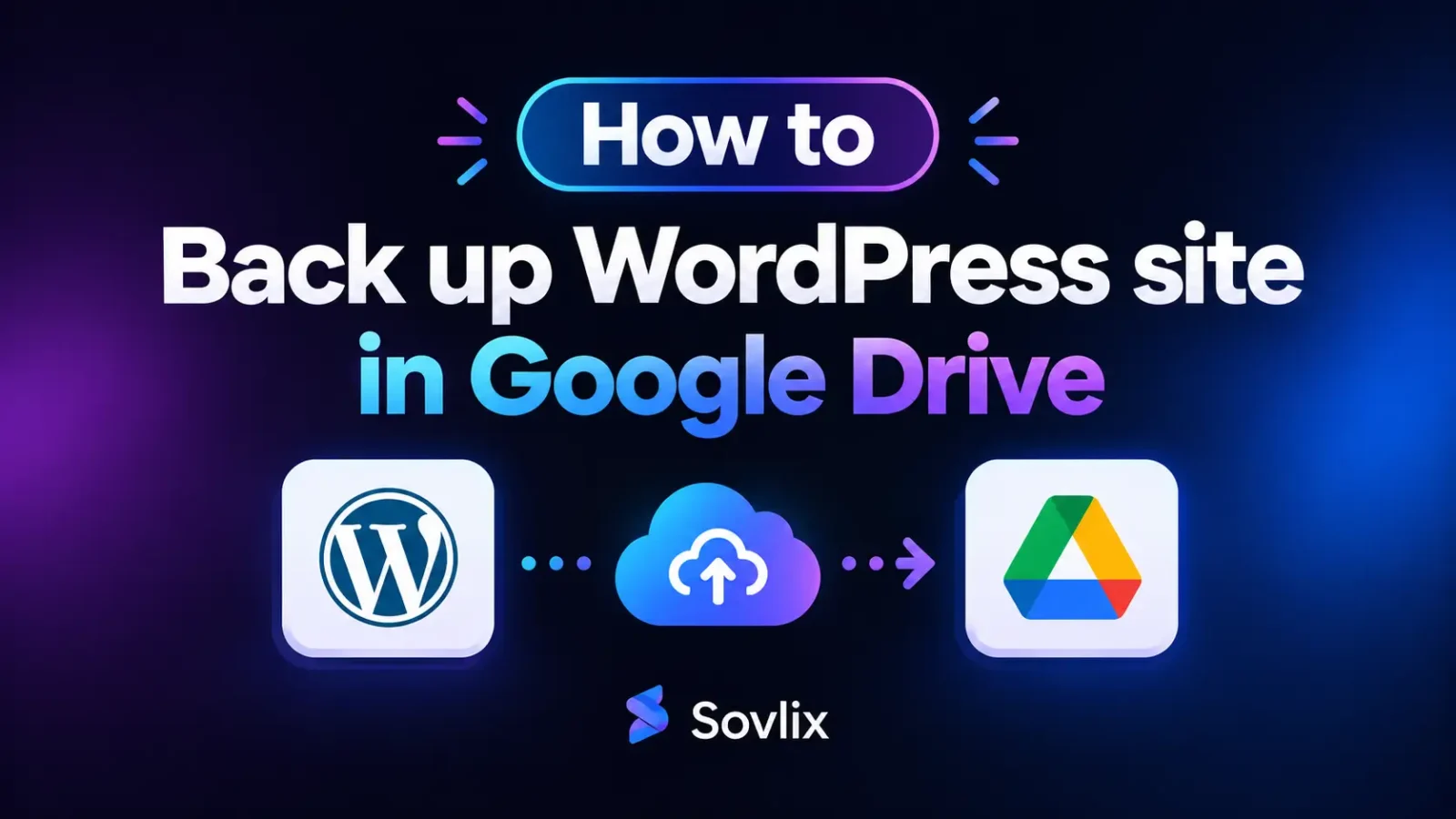 How to back up a WordPress site to Google Drive?
