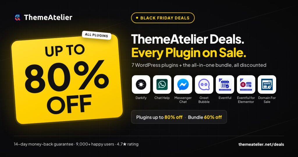 ThemeAtelier BFCM deals